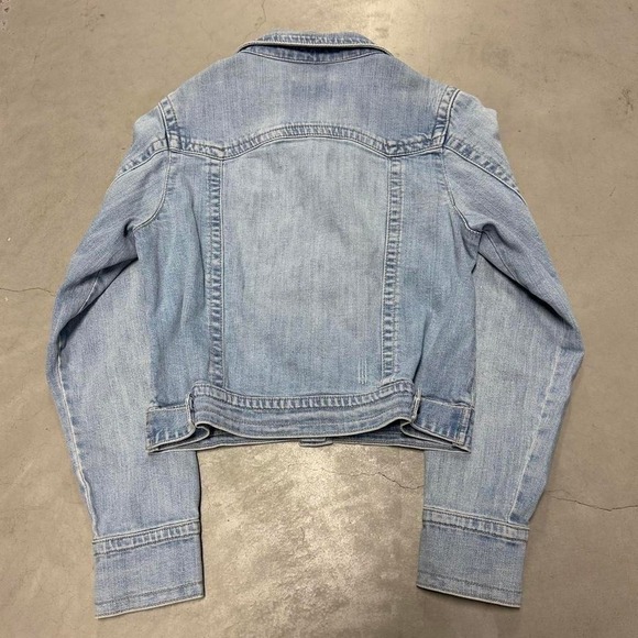 Vintage Y2K women's fitted denim trucker jacket - Picture 3 of 6